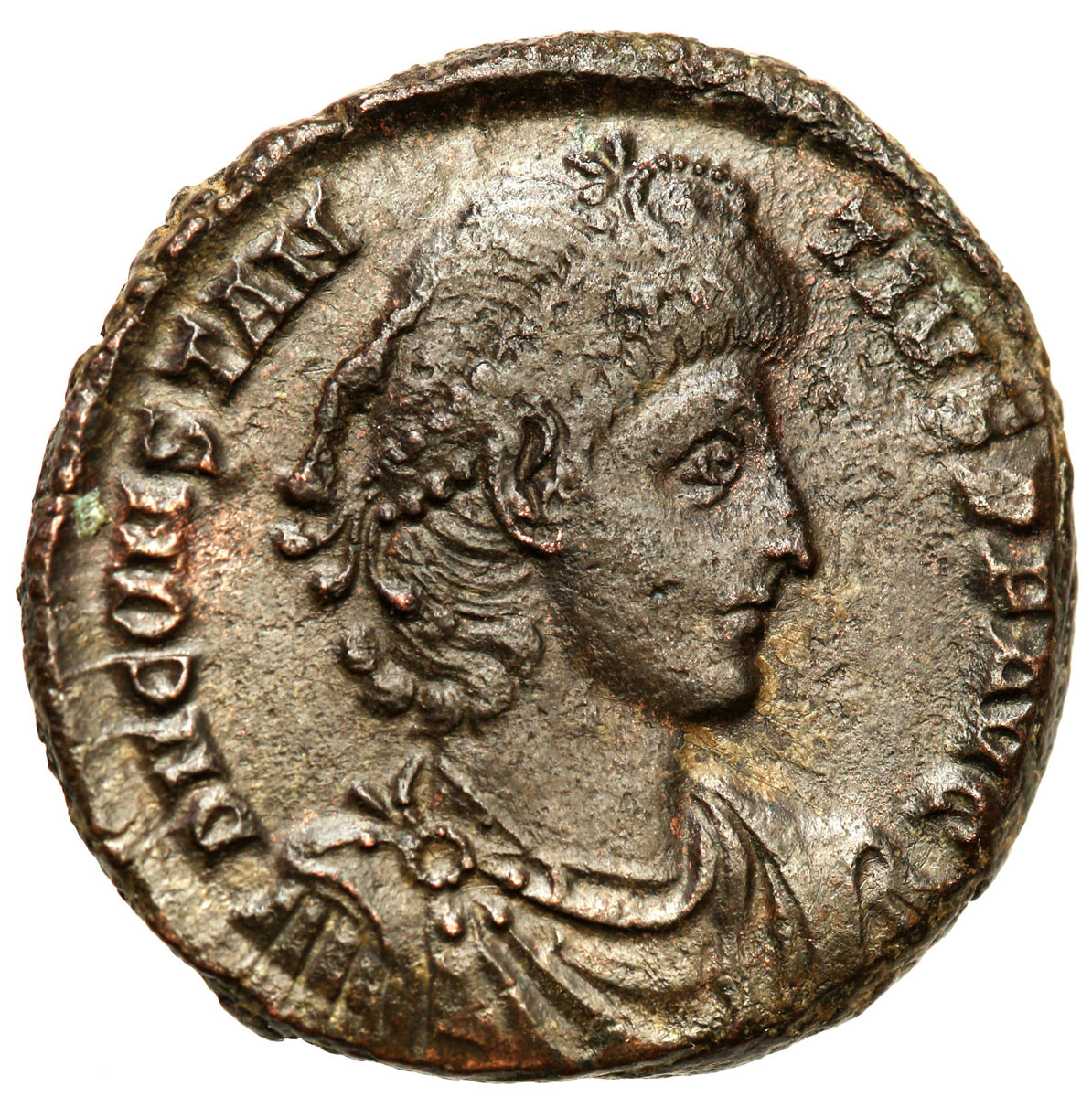 Cesarstwo Rzymskie. Konstancjusz II (337-361). Follis, Antiochia.